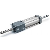 SMC Specialty & Engineered Cylinder C(D)NA2W, Cylinder w/Lock, Double Acting, Double Rod